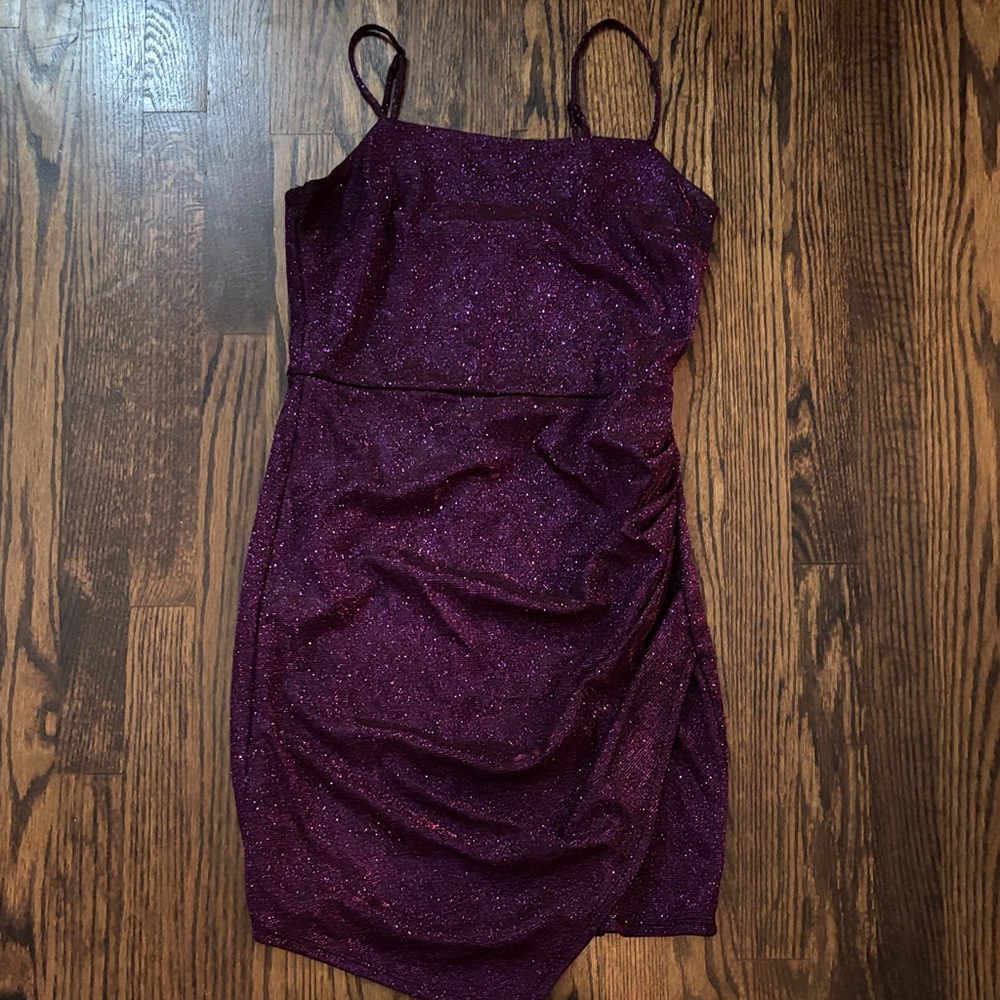 Emerald Sundae Purple Mini Dress
